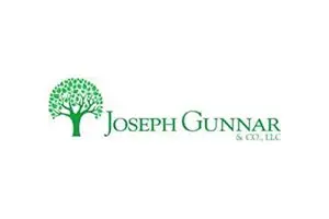 A green tree with the words joseph gunnar & co. Llc on it