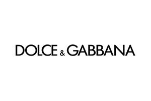 A black and white logo of dolce & gabbana.