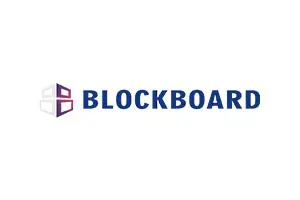 A logo of blockboard