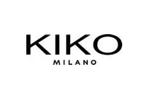 A black and white logo of kiko milano.